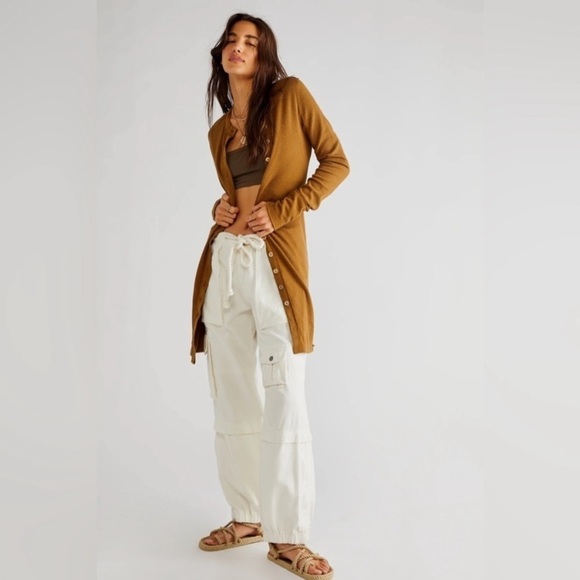 Free People We the Free Gia Cardigan NWT M tobacco - Picture 4 of 11